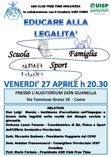 EDUCARE ALLA LEGALITA' EDUCARE ALLA LEGALITA'