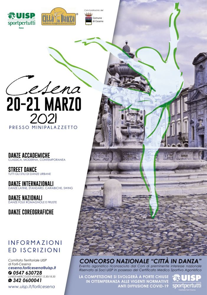 Locandina Citta in danza Cesena2021