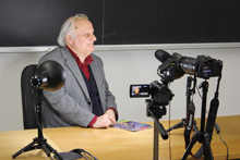 L'intervista a Elio Matassi nel febbraio del 2013 - Foto di Nicola Alessandrini