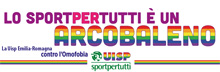 Lo sportpertutti è un arcobaleno, lo slogan Uisp contro le discriminazioni di genere