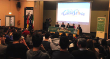 Una giornata d'incontro de Il Calciastorie, il progetto Uisp, Lega Serie A e Aic che ha portato nelle scuole italiane storie di'integrazione tratte dal mondo del calcio