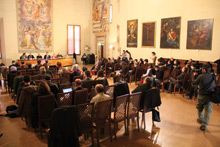 La Cappella Farnese di Palazzo D'Accursio a Bologna, per la conferenza di Libera