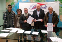 La firma del protocollo tra Uisp e Parco dell'Emilia centrale