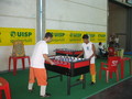Anche il biliardino presente nel padiglione Uisp della Fiera di Rimini