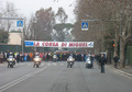 La partenza della corsa