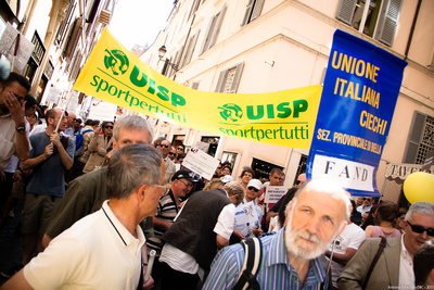 L'Uisp alla manifestazione del terzo settore L'Uisp alla manifestazione del terzo settore