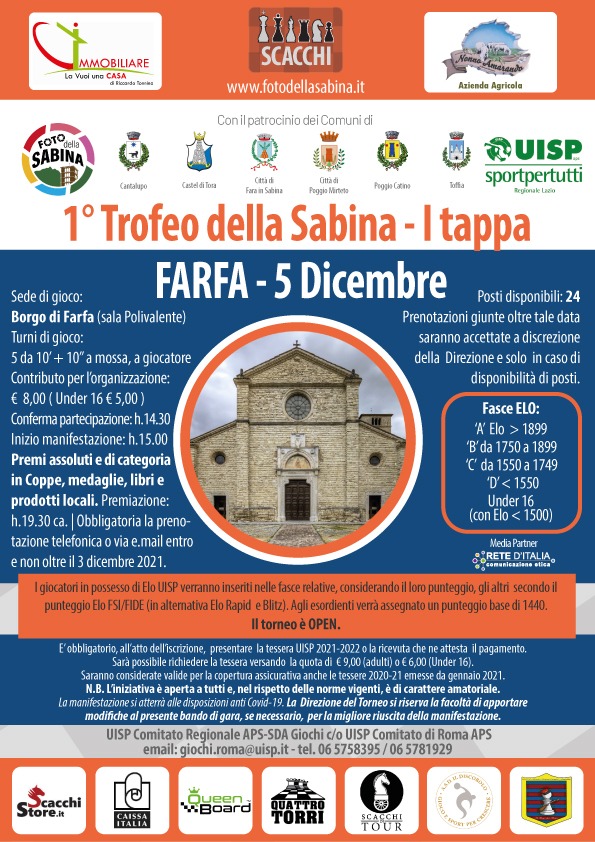 Trofeo della Sabina I Tappa agg.Farfa