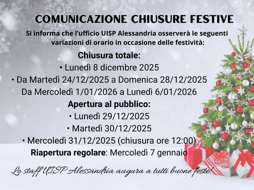orari-festività-natalizie-2025-2026-uisp-alessandria