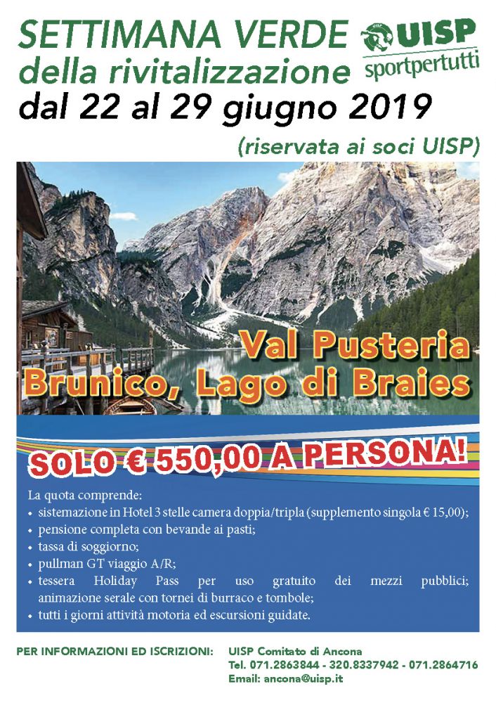 Settimana verde 2019