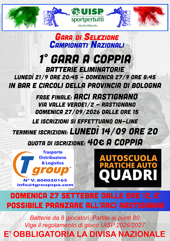 01 1 Gara Provinciale Coppia 27 settembre