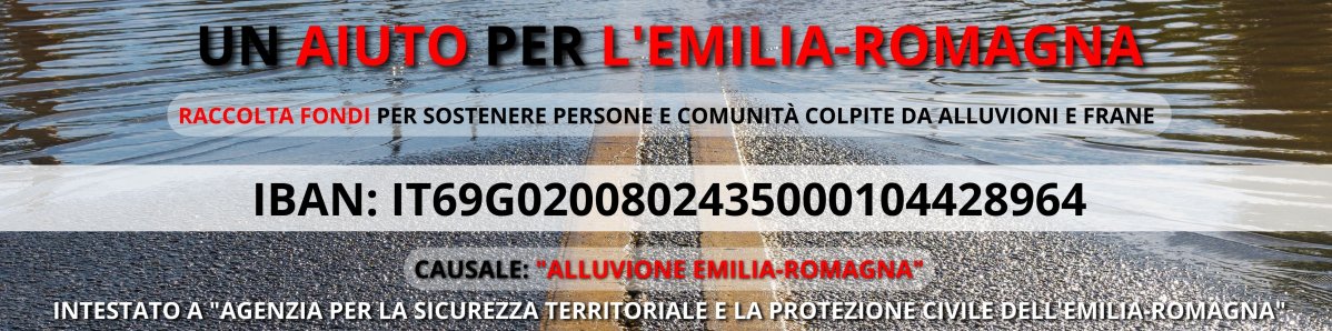 UN AIUTO PER L'EMILIA-ROMAGNA