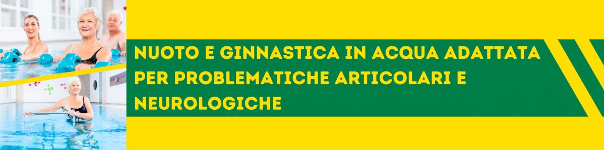 Corsi di nuoto e ginnastica in acqua adattata