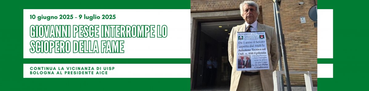 GIOVANNI PESCE INTERROMPE IL DIGIUNO