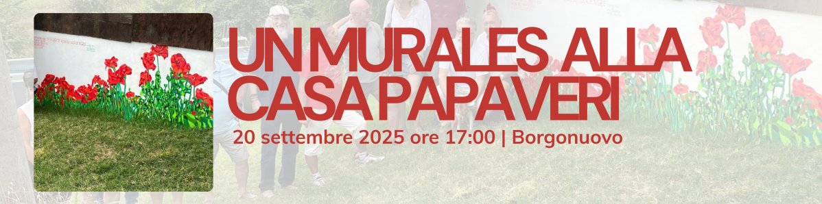 UN MURALES ALLA CASA PAPAVERI