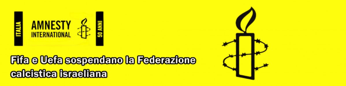 Uisp condivide e rilancia l'Appello di Amnesty International