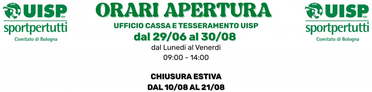 ORARI ESTIVI 