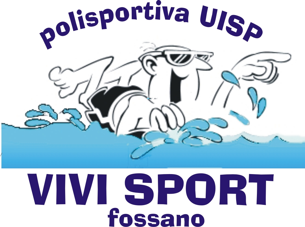 logo piscina fossano nuotatore
