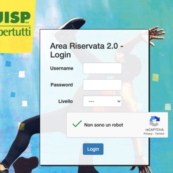AREA RISERVATA UISP 2.0