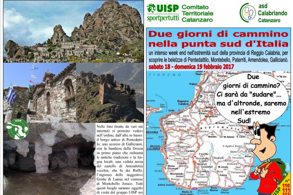 CAMMINATA ECOLOGICA 18 19 FEBBRAIO 2017