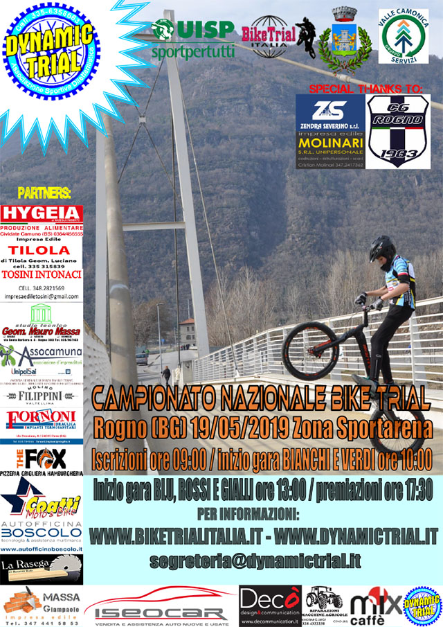 UISP - Ciclismo - Secondo appuntamento per il Bike Trial Italia