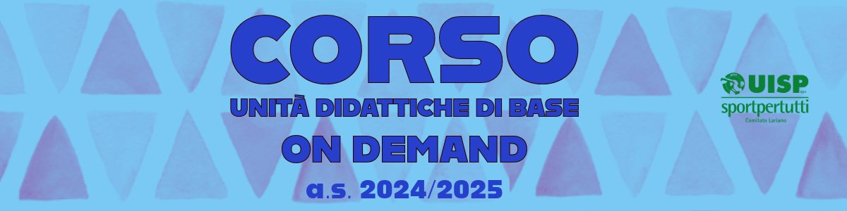 Corso UDB - Unità Didattiche di Base