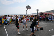 Una partita di basket Uisp