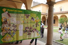 Uno dei pannelli illustrativi del progetto