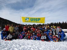 La comitiva del centro invernale ragazzi di Folgaria 2009