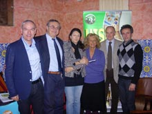 Da sinistra: Paolo Pandolfi, Maurizio Degli Esposti, Francesca Lanzi, Donatella Draghetti, Luigi Bagnoli, Gabriele Bernardi