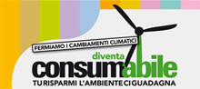 Il logo della campagna 'Consumabile'