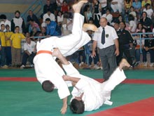 Un torneo di judo dell'Area Discipline Orientali Uisp