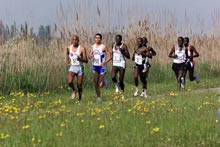 Una gara di atletica in ambiente naturale