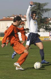 Una partita di calcio Uisp - Foto di Roberto Beretta