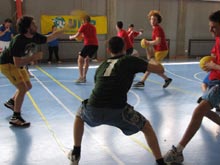 Un torneo di dodgeball Uisp