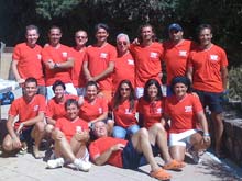Il team di tennis Uisp da Sant'Agata bolognese
