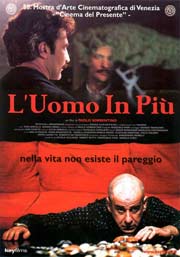 La locandina di 'L'uomo in più' di Paolo Sorrentino