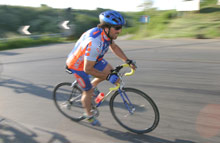 Una gara di ciclismo Uisp - Foto di Roberto Beretta