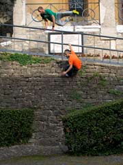 Alcuni tricks di parkour