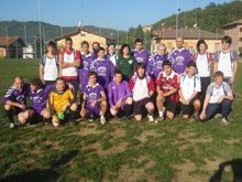 La squadra dei ragazzi del Grappolo di Pavullo