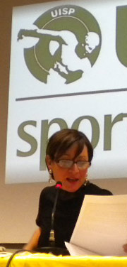 Sabrina Olivè, presidente del comitato Uisp di Piacenza