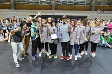 Una delle squadre premiate a Danzando in tour