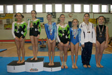 Le atlete premiate per la categoria 3