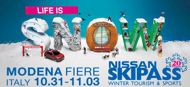 Il logo dell'edizione 2013 di Skipass, il salone della neve