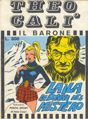 Copertina del n. 6 "Laila la donna del mistero" dell'aprile 1974