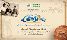 L'invito alla conferenza stampa di presentazione di 'Il Calciastorie'
