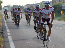 La gran fondo è stata la penultima tappa del Giro dell'Appennino bolognese e delle valli di Comacchio