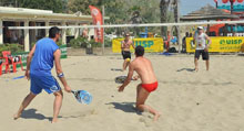 Scatti dalle finali di beach tennis del 2013, al bagno Marisa di Marina Romea