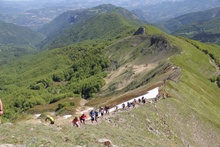 La Marcia dei Tori passaggio sul Monte Spigolino