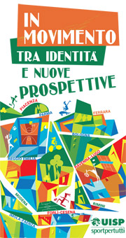 La grafica del percorso congressuale della Uisp Emilia-Romagna ad opera di Mario Breda