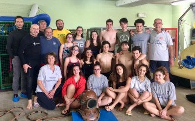 La classe del liceo linguistico scientifico classico Gioia di Piacenza